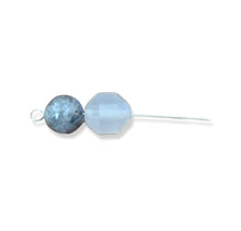 Load image into Gallery viewer, SB Triple Drop Earring - Silver & Stone