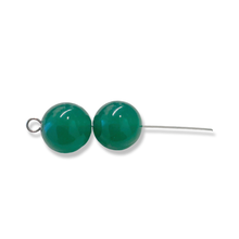 Load image into Gallery viewer, SB Trefoil Drop Earring - Silver & Stone