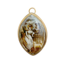 Load image into Gallery viewer, Georgian Sentimental Miniature Pendant in Gold