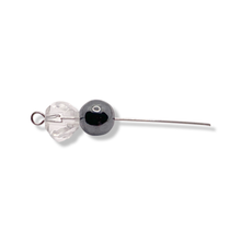 Load image into Gallery viewer, SB Triple Drop Earring - Silver & Stone