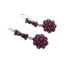 Load image into Gallery viewer, sold - Antique Victorian Garnet Earrings