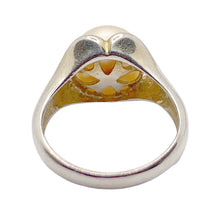 Load image into Gallery viewer, sold - Cultured Button Pearl Vermeil Ring