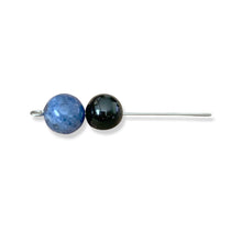 Load image into Gallery viewer, SB Triple Drop Earring - Silver & Stone