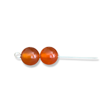 Load image into Gallery viewer, SB Trefoil Drop Earring - Silver & Stone