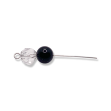 Load image into Gallery viewer, SB Triple Drop Earring - Silver & Stone