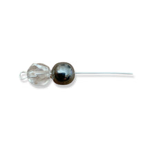 Load image into Gallery viewer, SB Triple Drop Earring - Silver & Stone