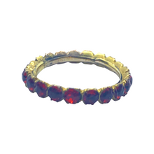 Load image into Gallery viewer, sold - Antique Orange Paste Eternity Band