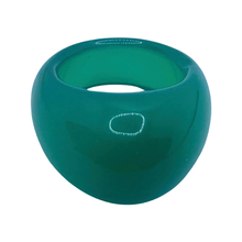 Load image into Gallery viewer, Sold - Carved Green Agate Ring
