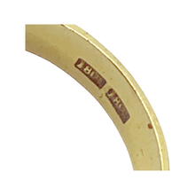 Load image into Gallery viewer, Old Mine Cut Diamond & Yellow 18k Gold Ring