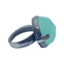 Load image into Gallery viewer, Sold - Green Chalcedony Sterling Silver Ring