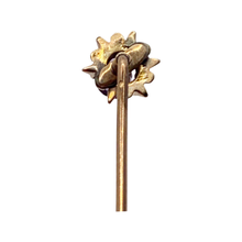 Load image into Gallery viewer, sold - Antique Amethyst & Diamond Gold Stickpin