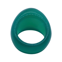 Load image into Gallery viewer, Sold - Carved Green Agate Ring
