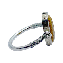 Load image into Gallery viewer, sold - Ancient Egyptian Granite Intaglio of Goddess Maat Set in Silver Ring