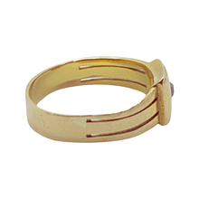 Load image into Gallery viewer, Old Mine Cut Diamond & Yellow 18k Gold Ring