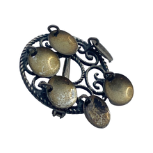 Load image into Gallery viewer, sold - Antique Solje brooch, Wreath Brooch and 14K stickpin
