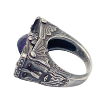 Load image into Gallery viewer, sold - Amethyst & Sterling Silver Sigurd Thorenson Ring