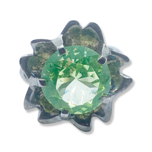 Load image into Gallery viewer, sold - Green Synthetic Spinel Sterling Silver Ring