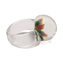 Load image into Gallery viewer, sold - Art Glass Flower Ring