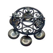 Load image into Gallery viewer, sold - Antique Solje brooch, Wreath Brooch and 14K stickpin