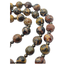 Load image into Gallery viewer, Sold - Leopard Skin Jasper & Sterling Silver Necklace