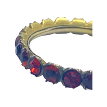 Load image into Gallery viewer, sold - Antique Orange Paste Eternity Band