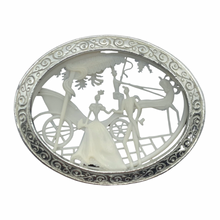 Load image into Gallery viewer, Sold - Art Deco Celluloid 'Frame' Brooch