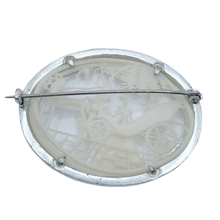 Load image into Gallery viewer, Sold - Art Deco Celluloid 'Frame' Brooch