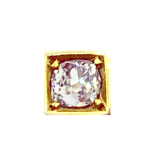 Load image into Gallery viewer, Old Mine Cut Diamond & Yellow 18k Gold Ring