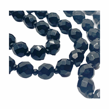 Load image into Gallery viewer, Black Glass Necklace - Vintage
