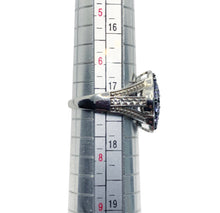 Load image into Gallery viewer, sold - Tanzanite & White Topaz Sterling Silver Ring