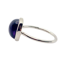 Load image into Gallery viewer, sold - Amethyst Cabochon Sterling Silver Ring