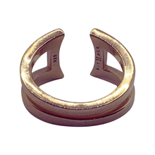 Load image into Gallery viewer, Sold - Saddle Ring - Rose Gold Over Sterling Silver