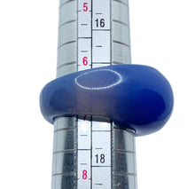 Load image into Gallery viewer, Sold - Carved Blue Chalcedony Ring