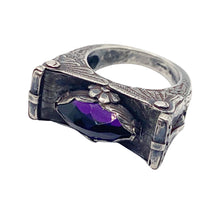 Load image into Gallery viewer, sold - Amethyst & Sterling Silver Sigurd Thorenson Ring