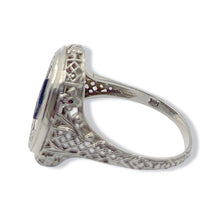 Load image into Gallery viewer, sold - Camphor Glass &amp; Diamond White Gold Ring
