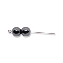 Load image into Gallery viewer, SB Single Drop Earring - Silver &amp; Stone
