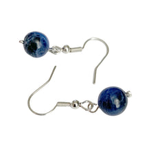 Load image into Gallery viewer, SB Single Drop Earring - Silver &amp; Stone
