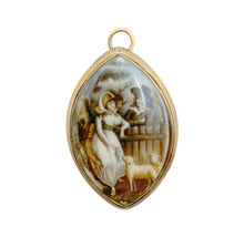 Load image into Gallery viewer, Georgian Sentimental Miniature Pendant in Gold
