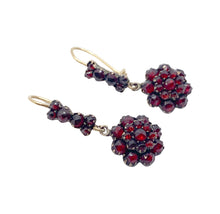 Load image into Gallery viewer, sold - Antique Victorian Garnet Earrings
