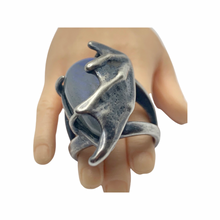 Load image into Gallery viewer, sold - Labradorite Sterling Silver Bat Wing Ring
