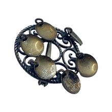 Load image into Gallery viewer, sold - Antique Solje brooch, Wreath Brooch and 14K stickpin
