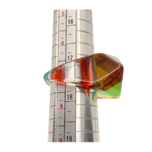 Load image into Gallery viewer, Sold - Lucite Ring - Striped Multicolor

