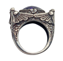 Load image into Gallery viewer, sold - Amethyst &amp; Sterling Silver Sigurd Thorenson Ring
