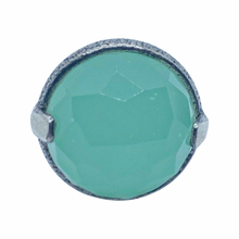 Load image into Gallery viewer, Sold - Green Chalcedony Sterling Silver Ring
