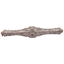 Load image into Gallery viewer, Antique Diamond &amp; 14k White Gold Bar Brooch
