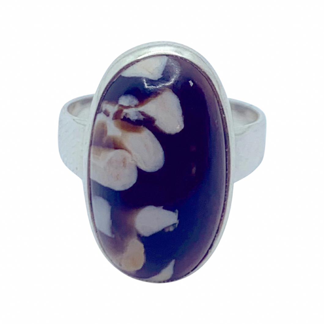 Sold - Peanut Jasper Sterling Silver Ring