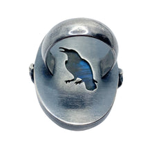 Load image into Gallery viewer, sold - Labradorite Sterling Silver Claw &amp; Crow Ring
