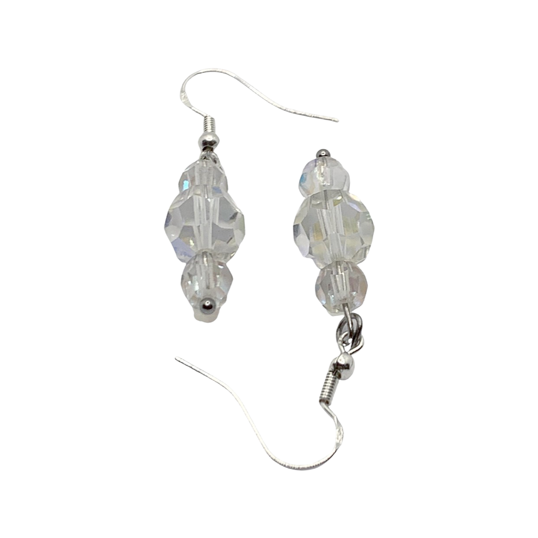 Aurora Borealis Crystal Necklace Earrings