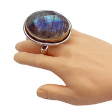 Load image into Gallery viewer, sold - Labradorite Sterling Silver Ring
