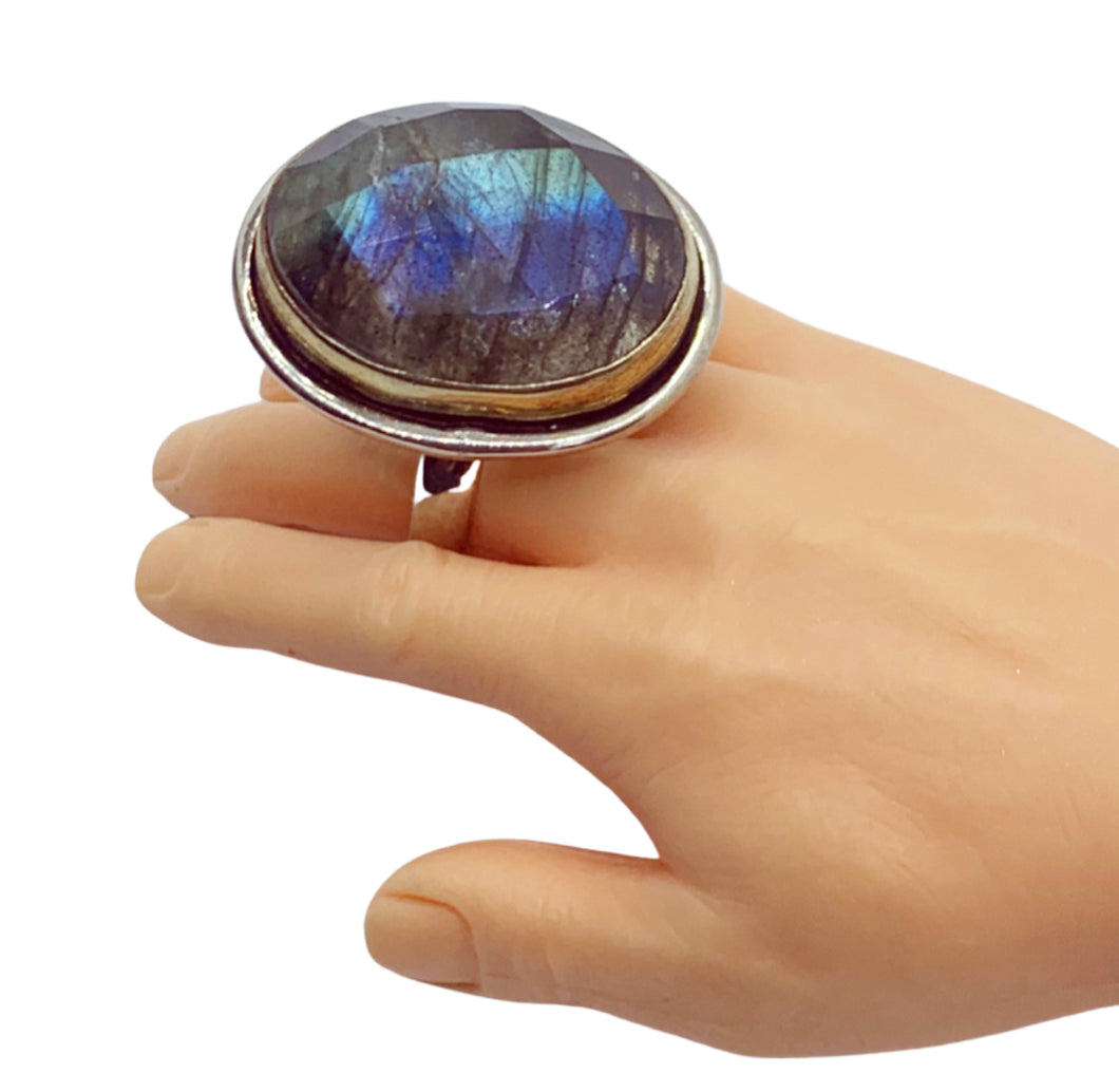 sold - Labradorite Sterling Silver Ring